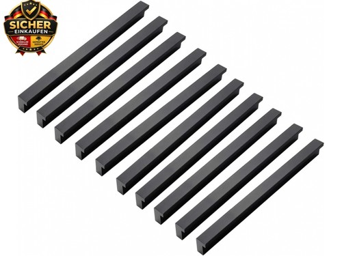 20x möbelgriffe schwarz - 20x,